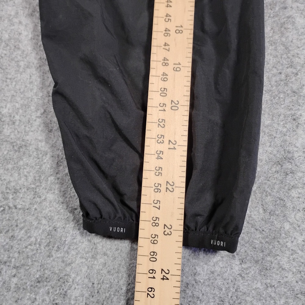 Vuori Airy Anorak Womens Black Windbreaker Parka Jacket Drawstring Waist M *Flaw - Picture 10 of 16